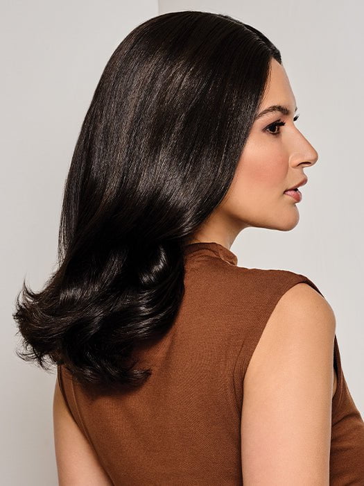 16" On Key | Human Hair Topper with Lace Front (Mono Top)