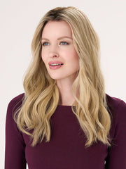 Barely There Wavy 16" | Synthetic Hair Hair Topper (Hand Tied)