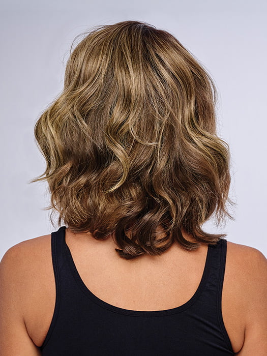 10" Au Natural Waves Topper | Synthetic Hair Hair Topper (Mono Part)