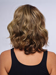 10" Au Natural Waves Topper | Synthetic Hair Hair Topper (Mono Part)